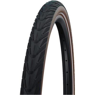 Buitenband energizer plus 28 x 1.75 zwart/coffee reflectie
