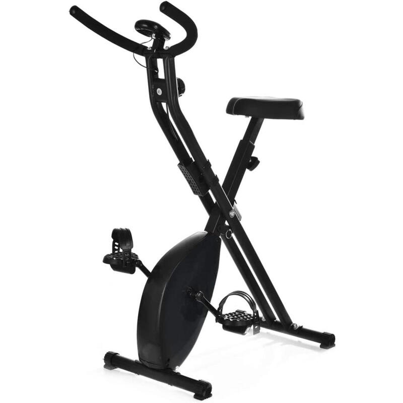 Bicicleta Estática PowerBody Plegable con Volante Magnético Fitness Cardio