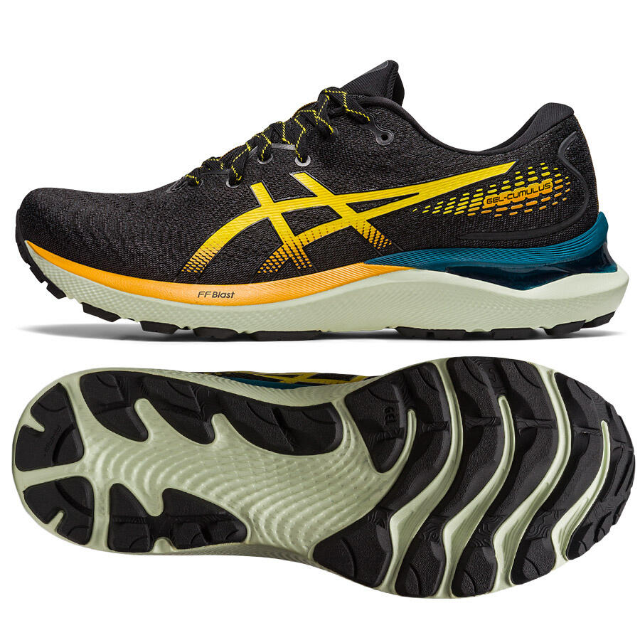 Asics Gel-Cumulus 24 TR Mens Black Runnning Shoes 1/5