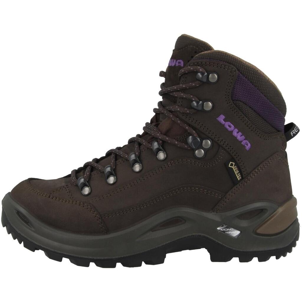 Hiking Boots Lowa Renegade Gore-Tex Mid Brown Women