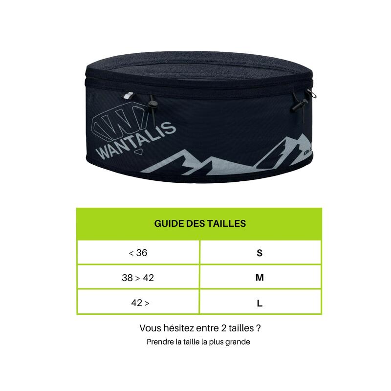 360° Running Belt 2 - S - Zwart