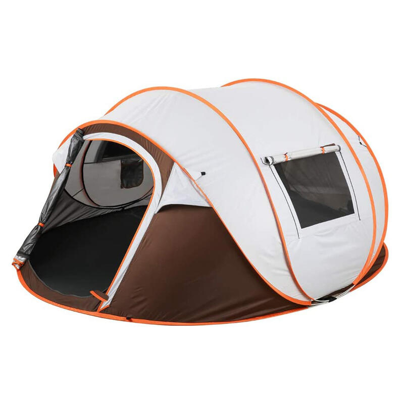 excuus Kinderpaleis beton DERYAN Luxe Pop Up Tent - 2 Seconds Pop Up system - Grijs/ Oranje - 2-4 Persoons | Decathlon excuus Kinderpaleis beton DERYAN Luxe Pop Up Tent - 2 Seconds Pop Up system - Grijs/ Oranje - 2-4 Persoons | Decathlon