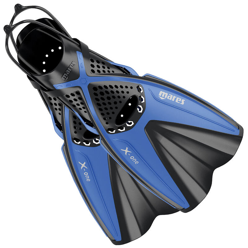 Set snorkeling Mares AQ - X-ONE MAREA, Albastru, L-XL