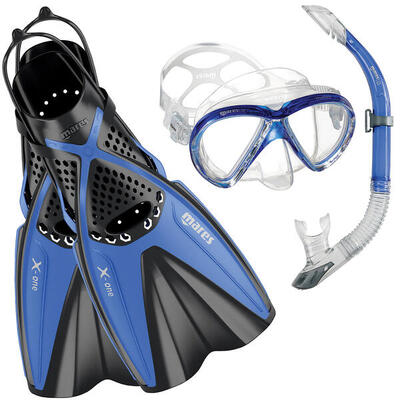 Set da snorkeling Mares X-One Marea - Blu - Taglia S-M