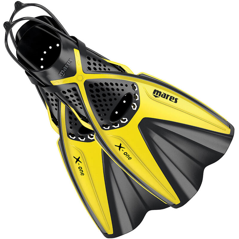 Set snorkeling Mares AQ - X-ONE MAREA, Galben, S-M