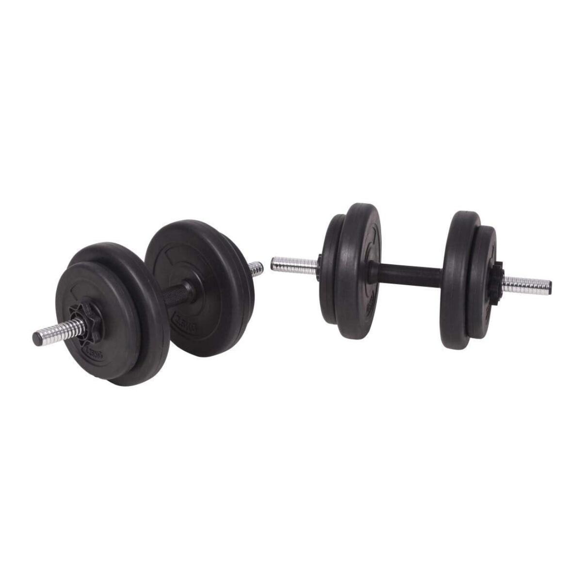 Kit de Pesas con Barra y Mancuernas de 120kg Fitness Tech 3/5