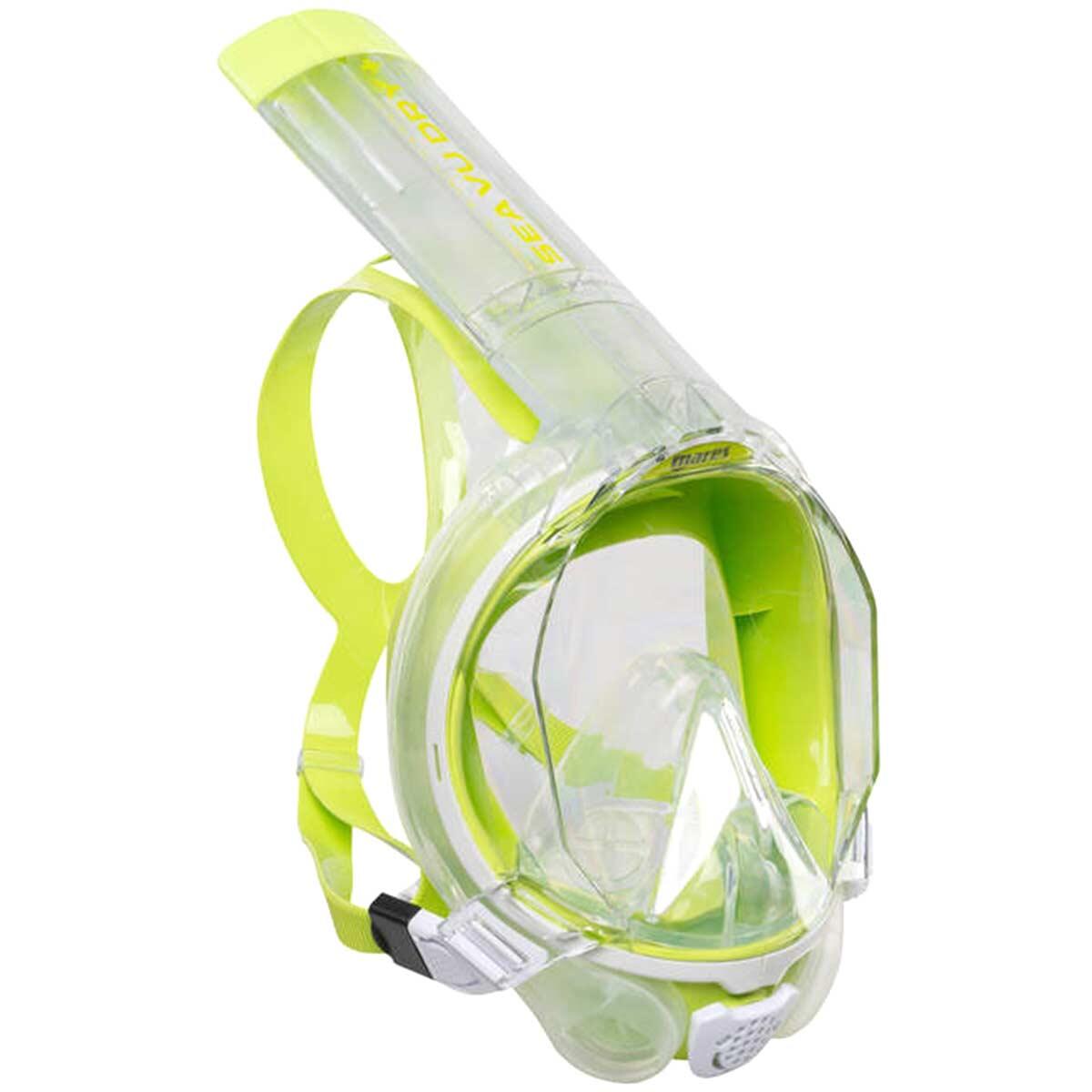 Mares - Mares Sea Vu Dry + Masque De Plongée Intégral - Masque De Piscine - Jaune|vert - 38 S - Decathlon