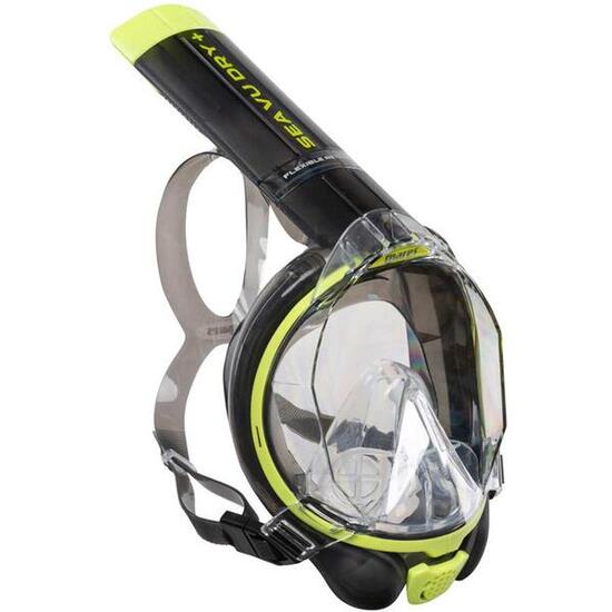 Masca full face snorkeling Mares AQ - SEA VU DRY Smoke