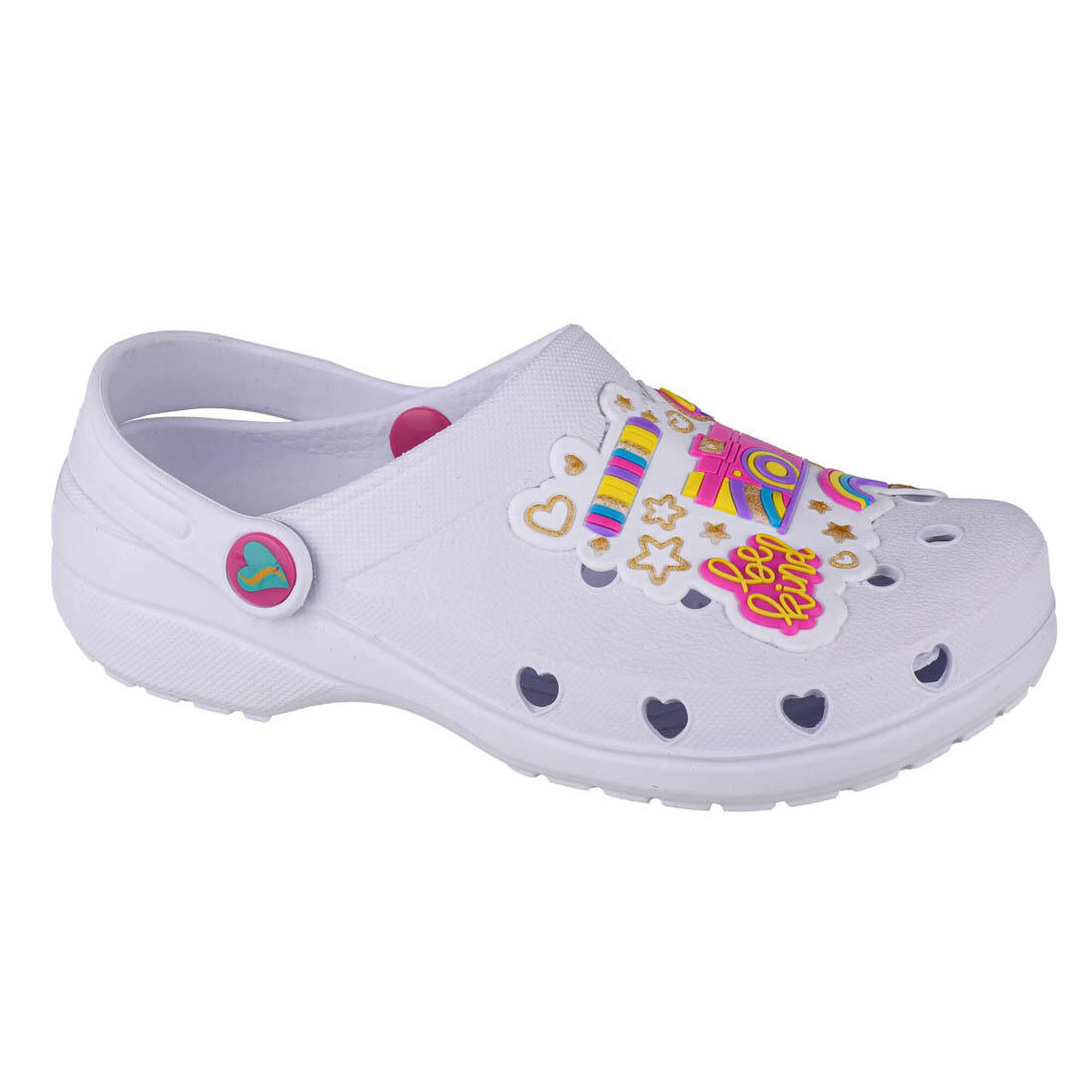 Skechers - Chaussons Pour Filles Heart Charmer Photobomb - Sandales Piscine - Blanc - 28 - Decathlon