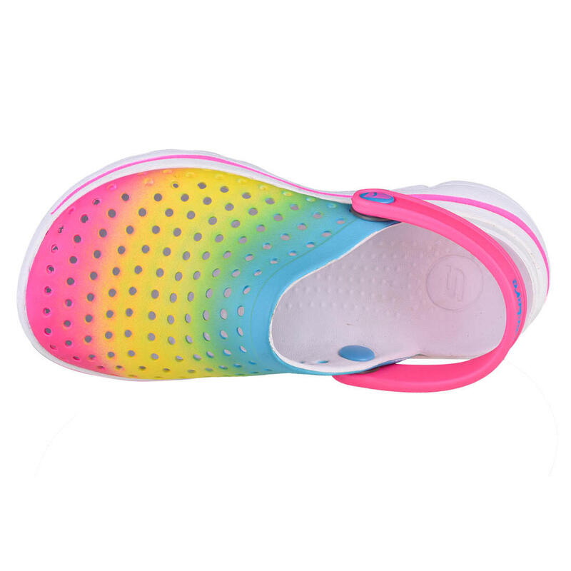 Chinelos de piscina para raparigas, Skechers Go Walk 5-Play By Play