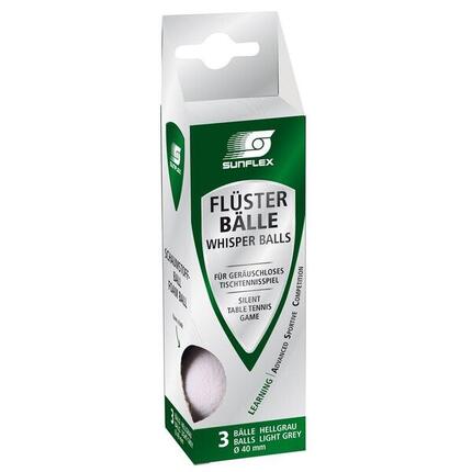 Piłeczki do tenisa stołowego SUNFLEX Whisperballs 3 szt. 20612