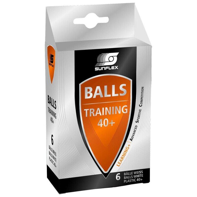 6 balles Ping-Pong - SUNFLEX 1/1