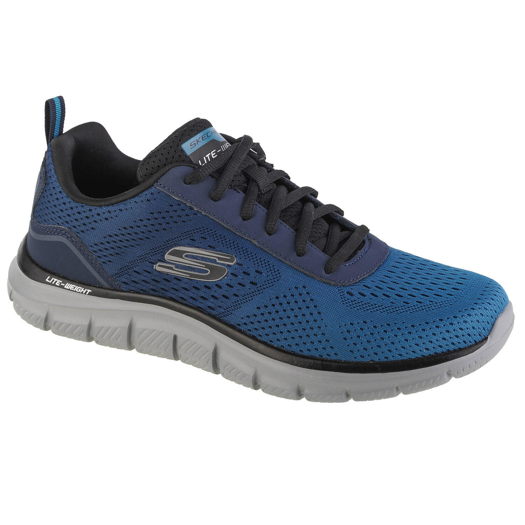 Skechers - Chaussures D'Entraînement Pour Hommes Track - Ripkent - Chaussures De Sport - Bleu|noir - 44 - Decathlon