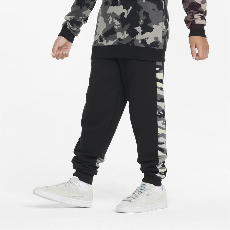 Essentials+ camouflagebroek voor jongeren PUMA Black