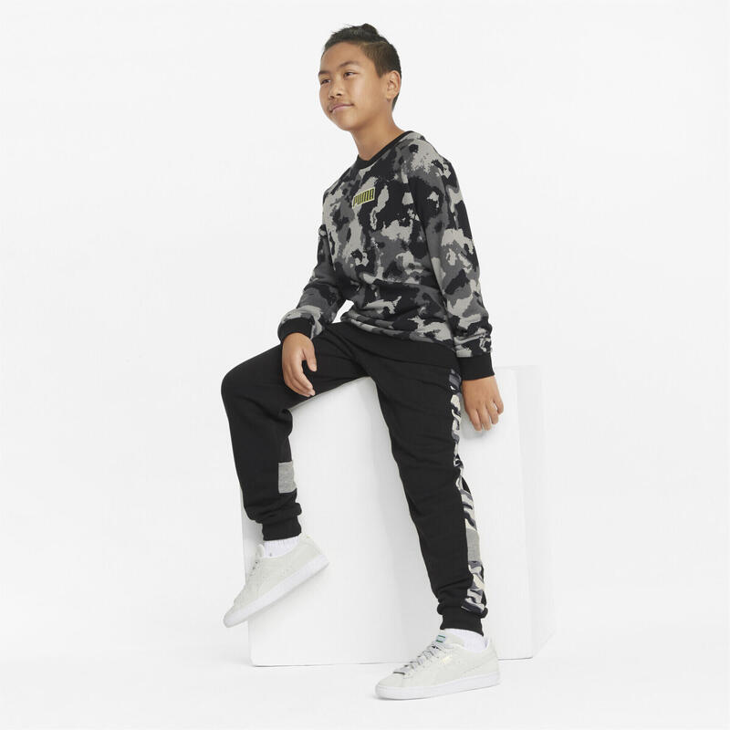 Essentials+ camouflagebroek voor jongeren PUMA Black