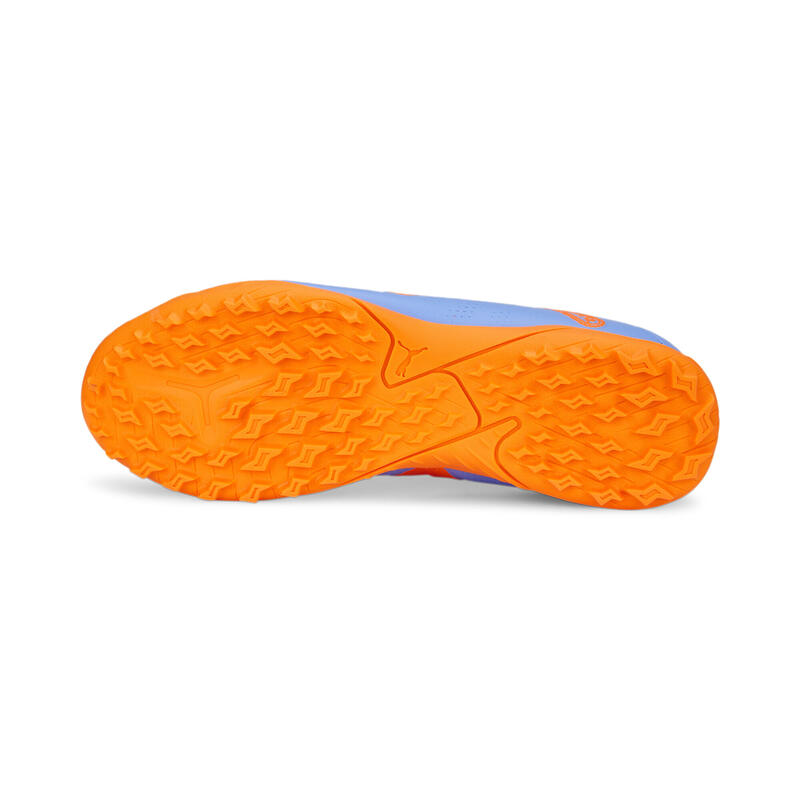 Scarpe da calcio FUTURE Play TT per ragazzi PUMA Blue Glimmer White Ultra Orange