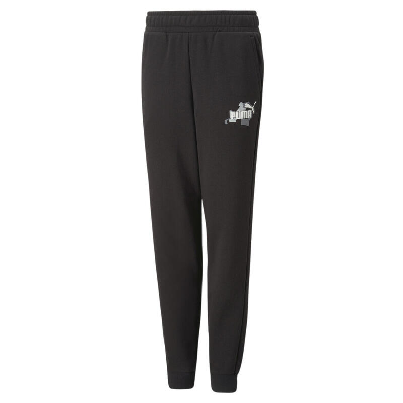 Pantalon de survêtement Essentials+ Street Art Adolescent PUMA Black