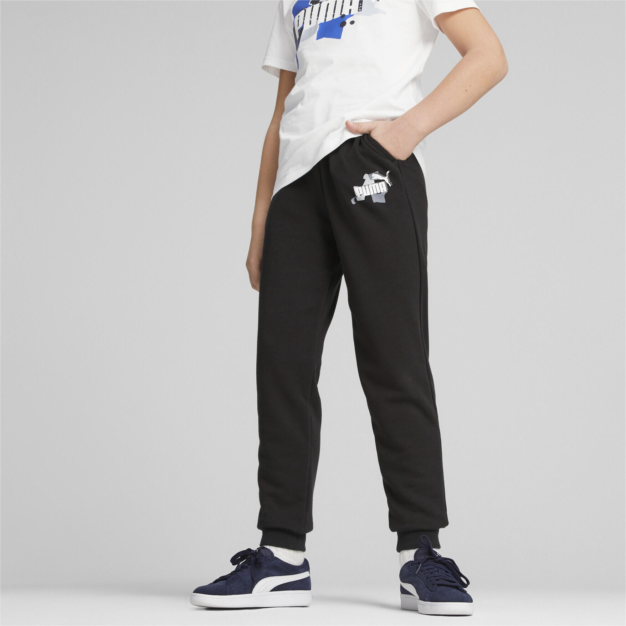 Pantalon de survêtement Essentials+ Street Art Adolescent PUMA Black 2/6