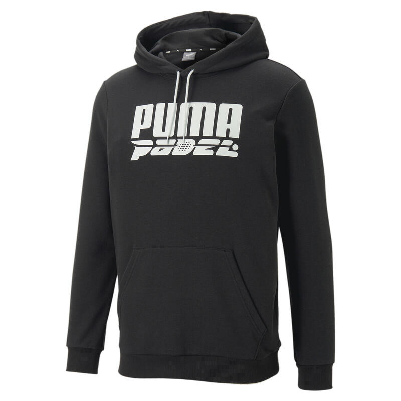 Felpa con cappuccio teamLIGA da donna PUMA Black