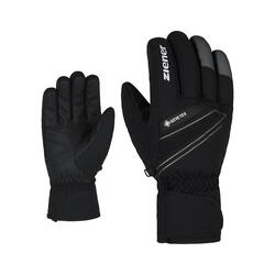 Gants d'hiver pour hommes Taille 8,5 - Ziener GUNAR GTX Alpine 100% Noir/Gris