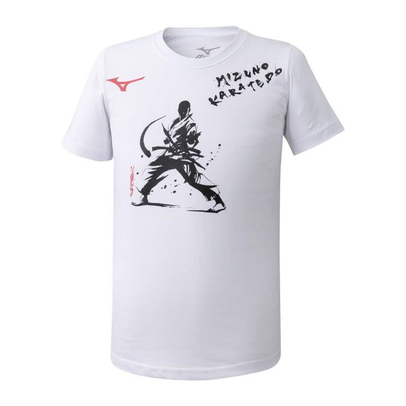 T-shirt mizuno karaté branco