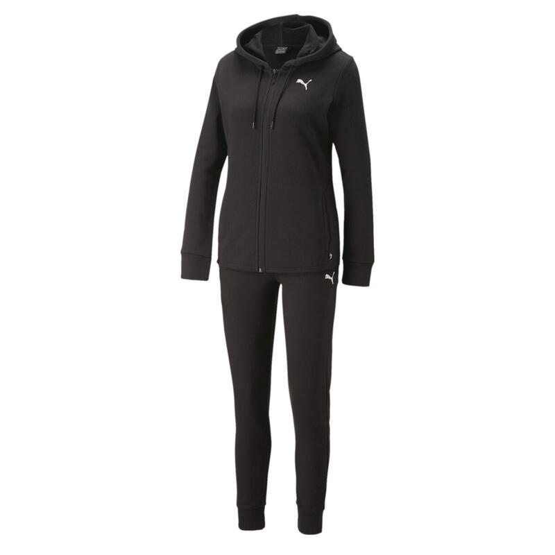 Trening femei Puma Classic Hooded Tracksuit Tr Cl, Negru