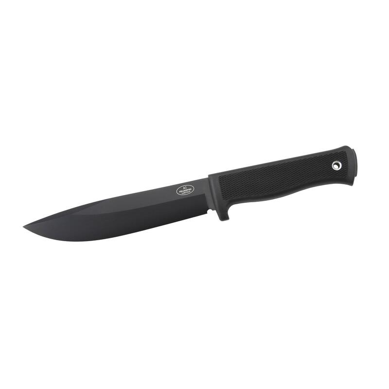 Cutit de supravietuire si bushcraft Fallkniven A1 Black Coated