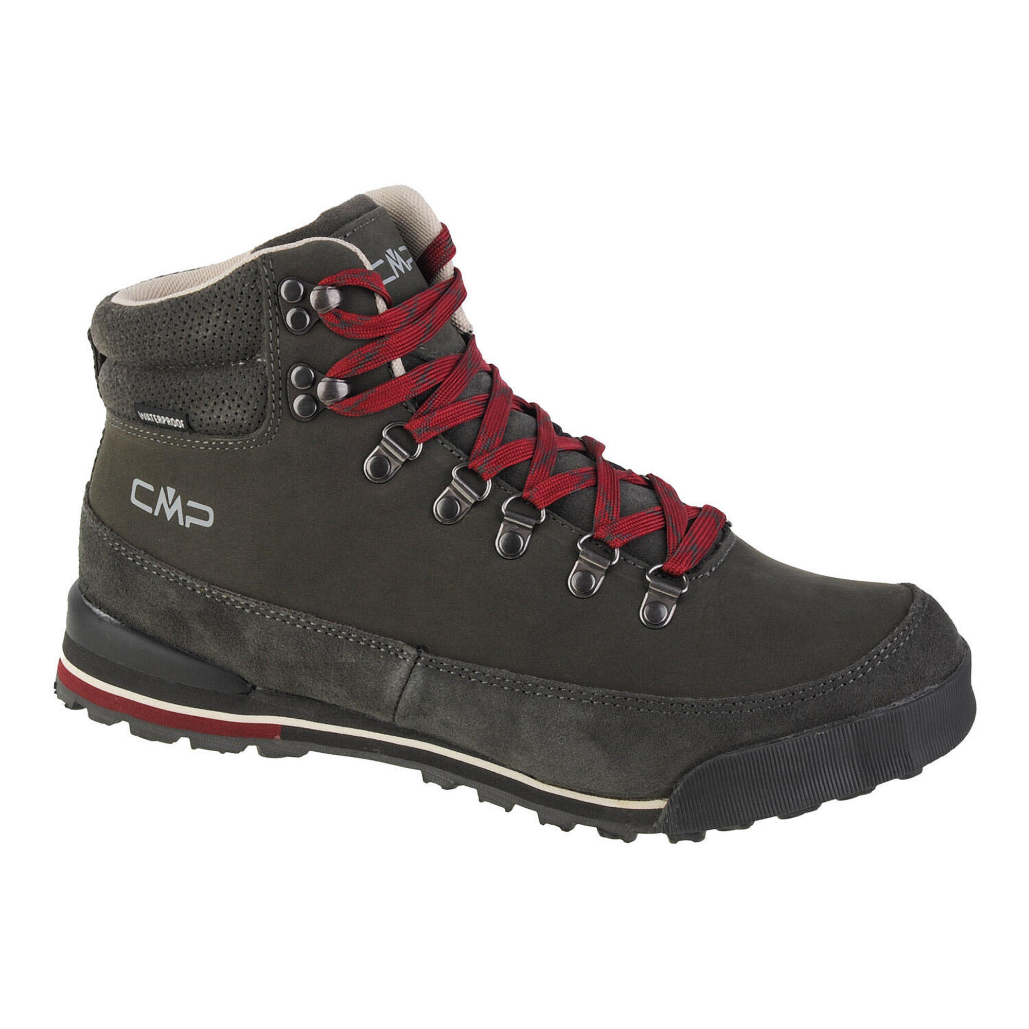 Cmp - Chaussures Randonnée Pour Hommes Cmp Heka Wp Hiking - Chaussures De Sport - Marron|rouge - 42 - Decathlon