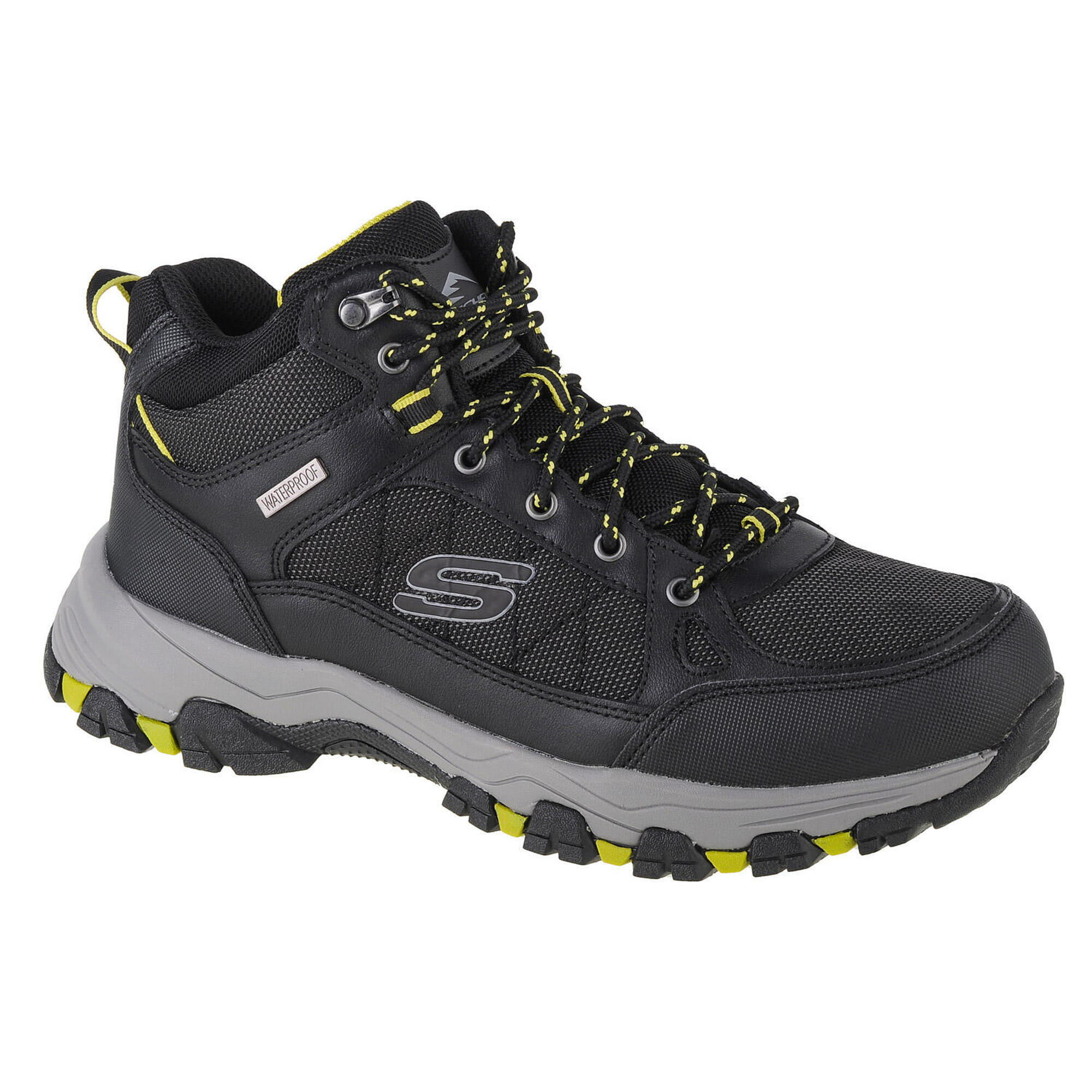 Skechers - Chaussures Randonnée Hommes Skechers Selmen Melano - Chaussures De Sport - Noir - 42 - Decathlon