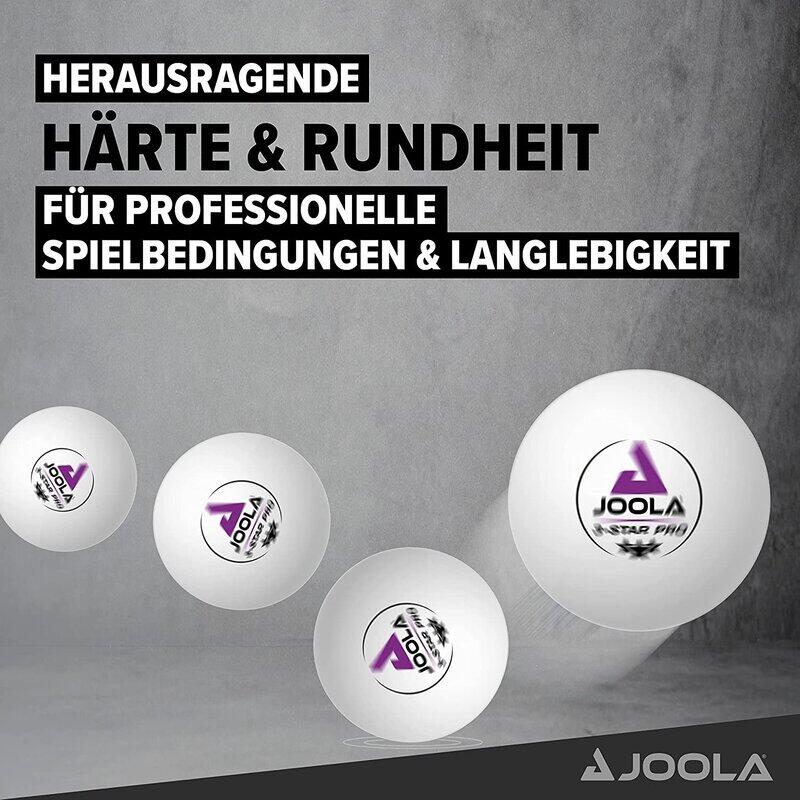 JOOLA Tischtennisbälle 3-Star Pro Ball white 12 CT