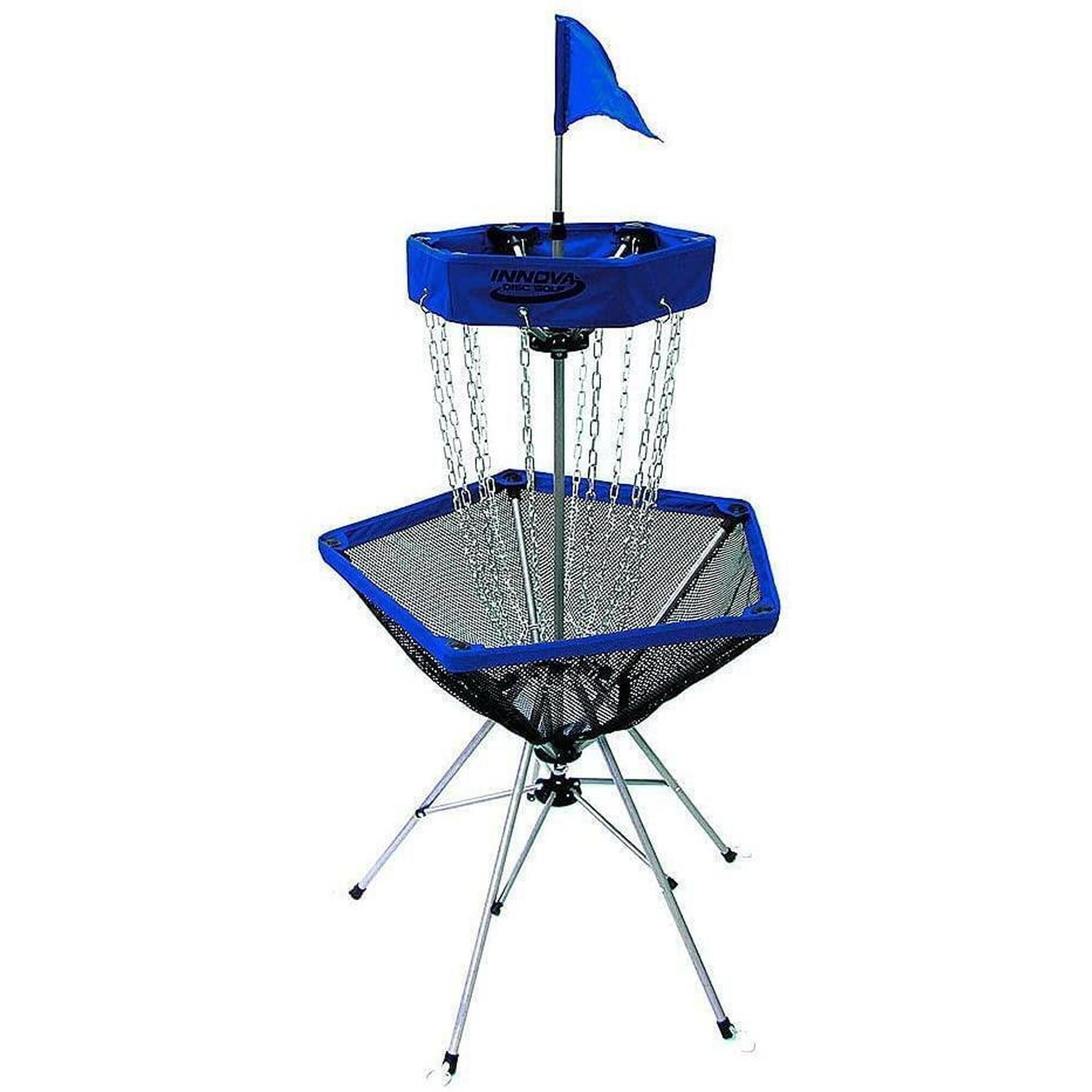 Innova DISCatcher Traveler Basket, Portable Disc Golf Target - BLUE 1/1