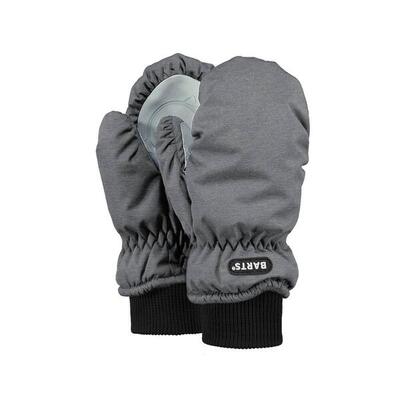 Barts Kinder Handschuhe - Nylon Mitts, Handschuhe, Logo, einfarbig Grau 5