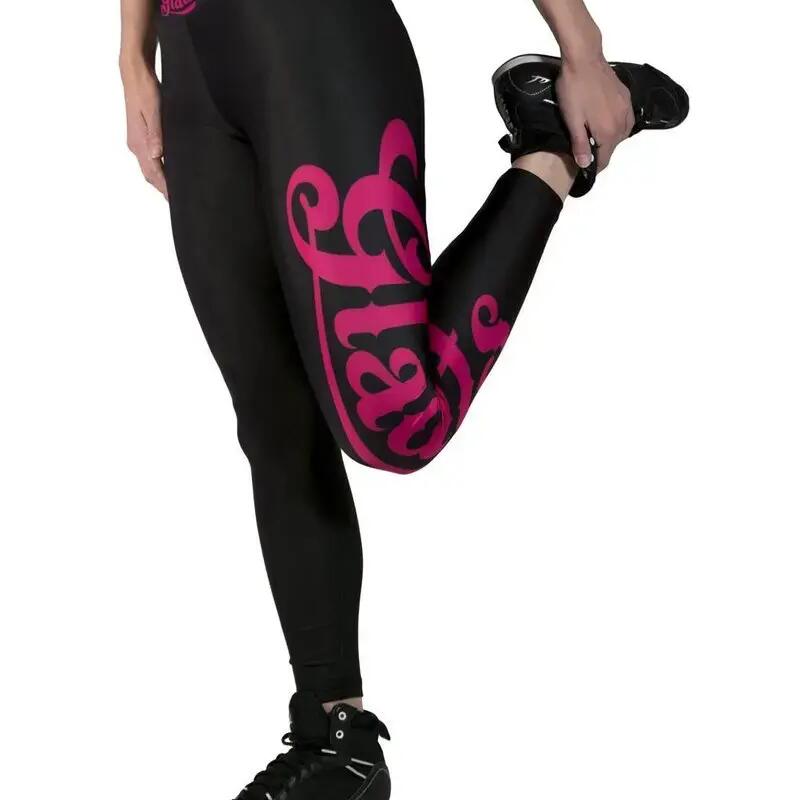 Gladts-Leggings with Top-Black/Pink