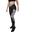 Gladts-Legging met Top-Zwart/Wit