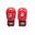 Ali's-BG SP-Gants de Boxe-Sparring-Rouge-Cuir Véritable