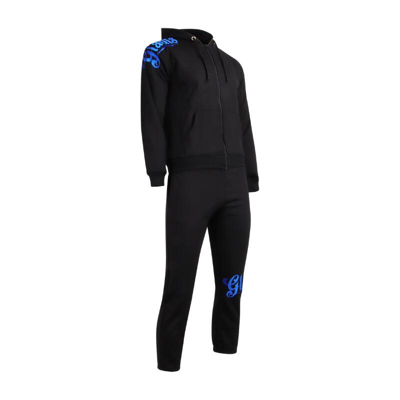 Gladts-Joggingpak-Trainingspak-Zwart/Rood 3/5