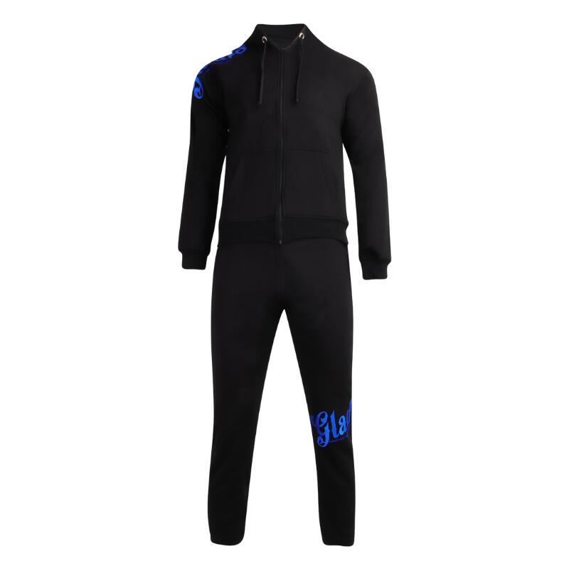 Gladts-Joggingsuit-Survêtement-Noir/Bleu