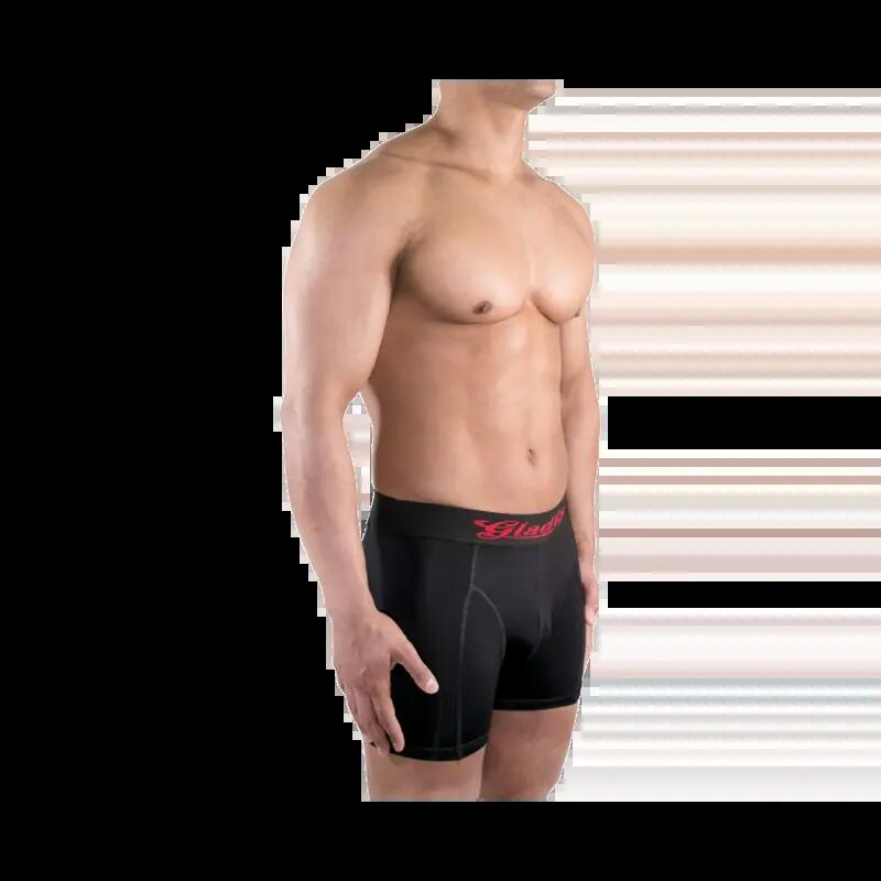 GLADTS BX Boxershorts Herren 2er-Set - Schwarz/Rot 4/5