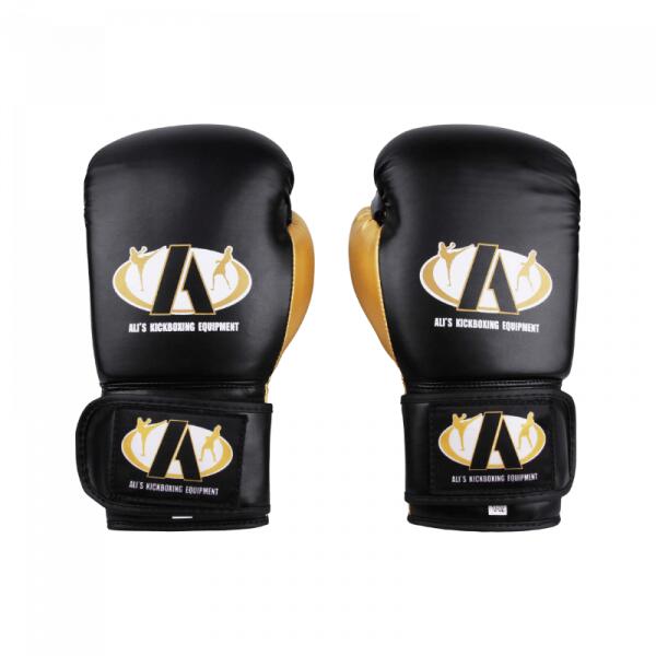 Ali's-BT GO-Gants de boxe-Noir/Or 2/5
