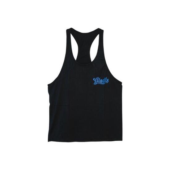 Débardeur Gladts Haltershirts Homme Noir/Bleu