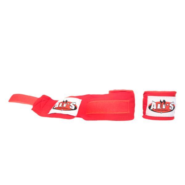 Ali's Fightgear-Bandages-Rood-460cm-voor Boksen-Kickboksen