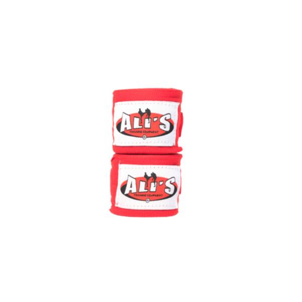 Bandages Ali's Fightgear Rouge 460cm pour Boxe Kickboxing 2/4