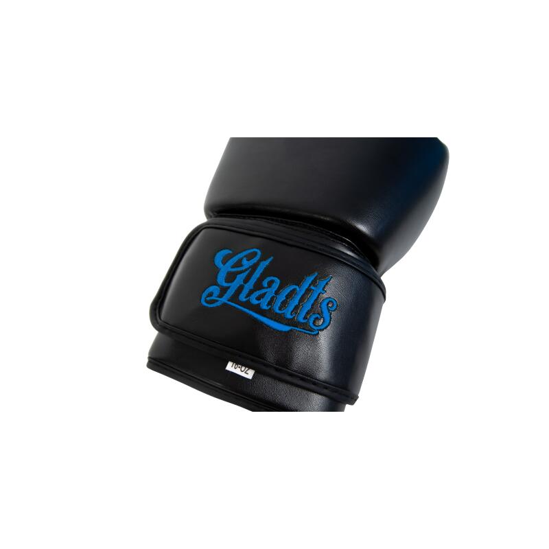 Gants de boxe classiques Gladts - Noir/Bleu 2/4