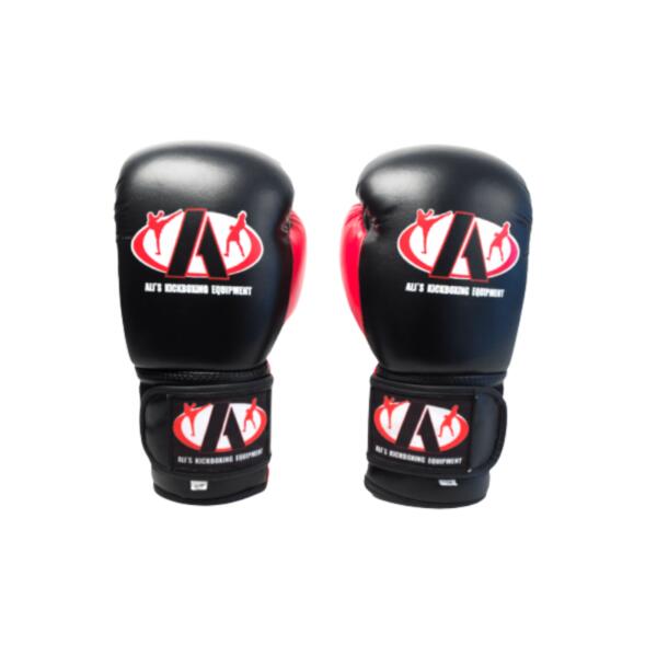 Ali's-BT GO-Gants de boxe-Noir/Rouge 2/5