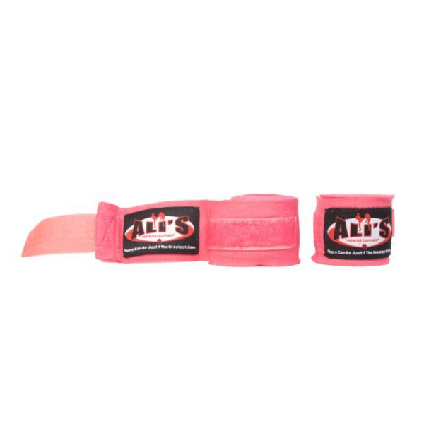 Ali's Fightgear-Couleur Rose-460cm-Bandages Pour Boxe Kickboxing