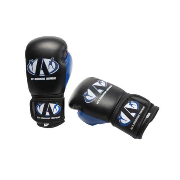 Ali's-BT GO-Gants de boxe-Noir/Bleu 3/5
