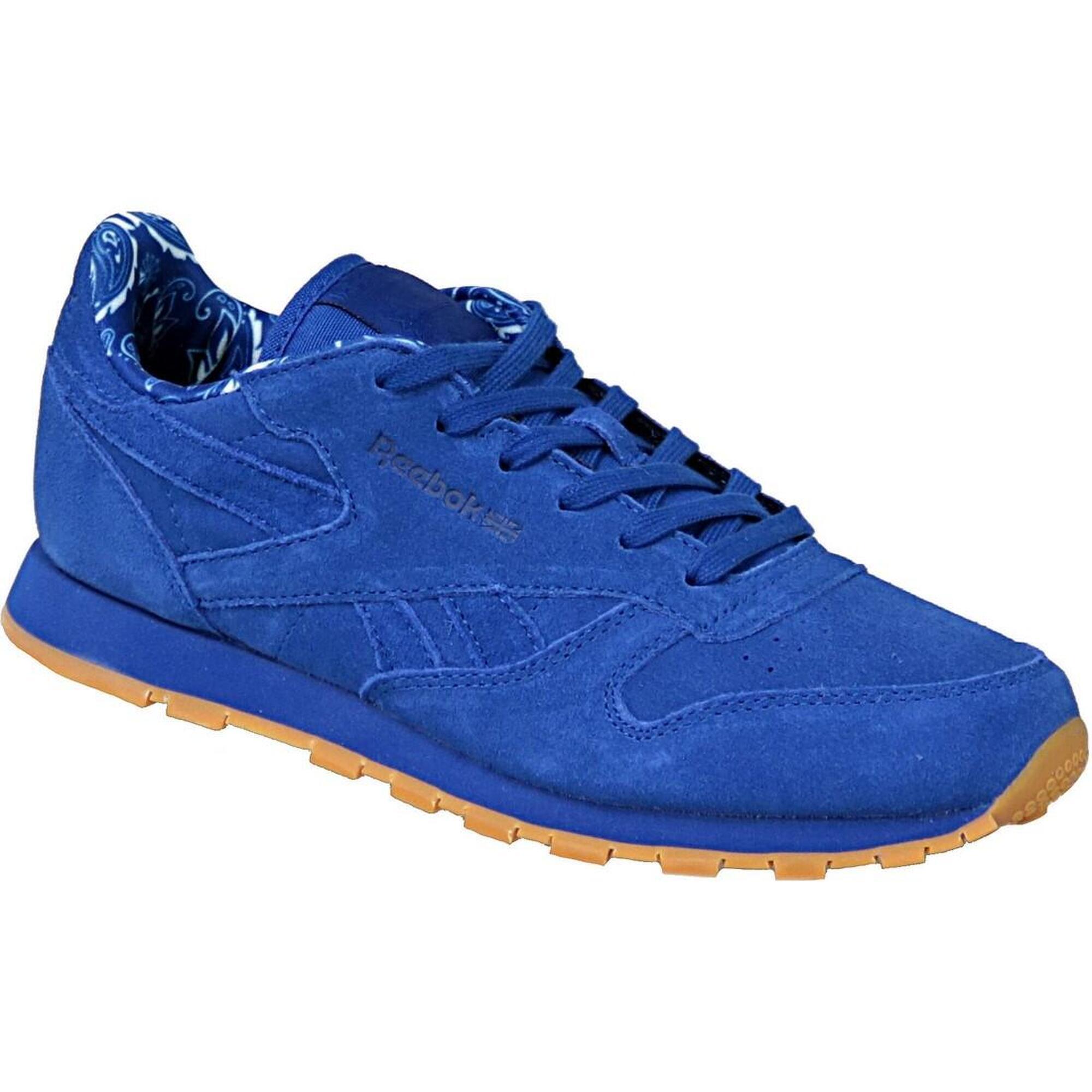REEBOK Womens Trainers Reebok Classic Leather Tdc Blue