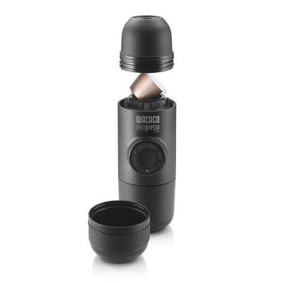Wacaco minipresso ns - portable espresso machine - espresso to go - cup