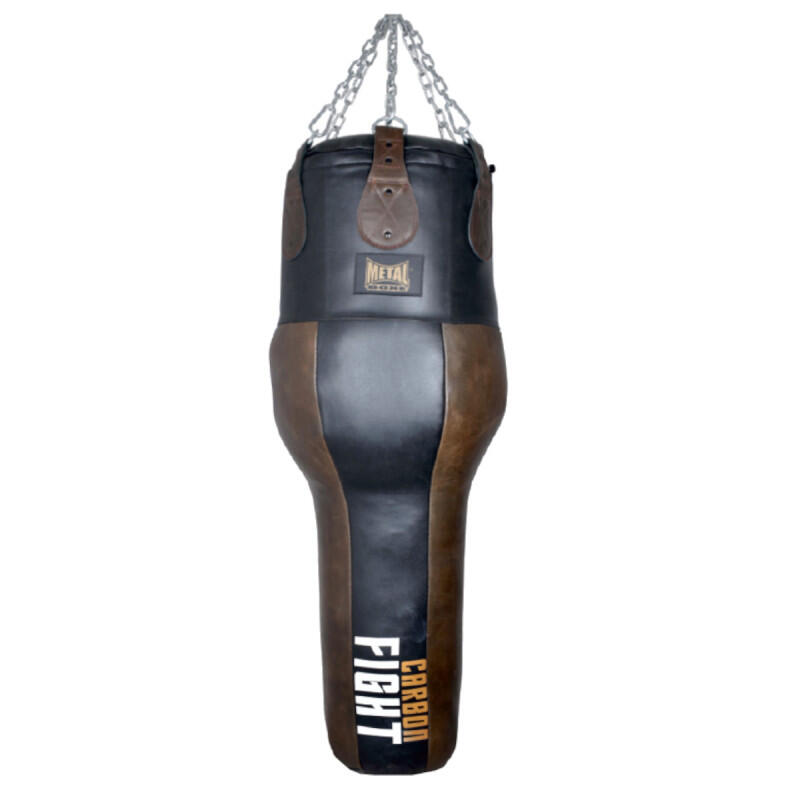 Sac de frappe Thaï Cuir CARBON FIGHT 120 Métal Boxe