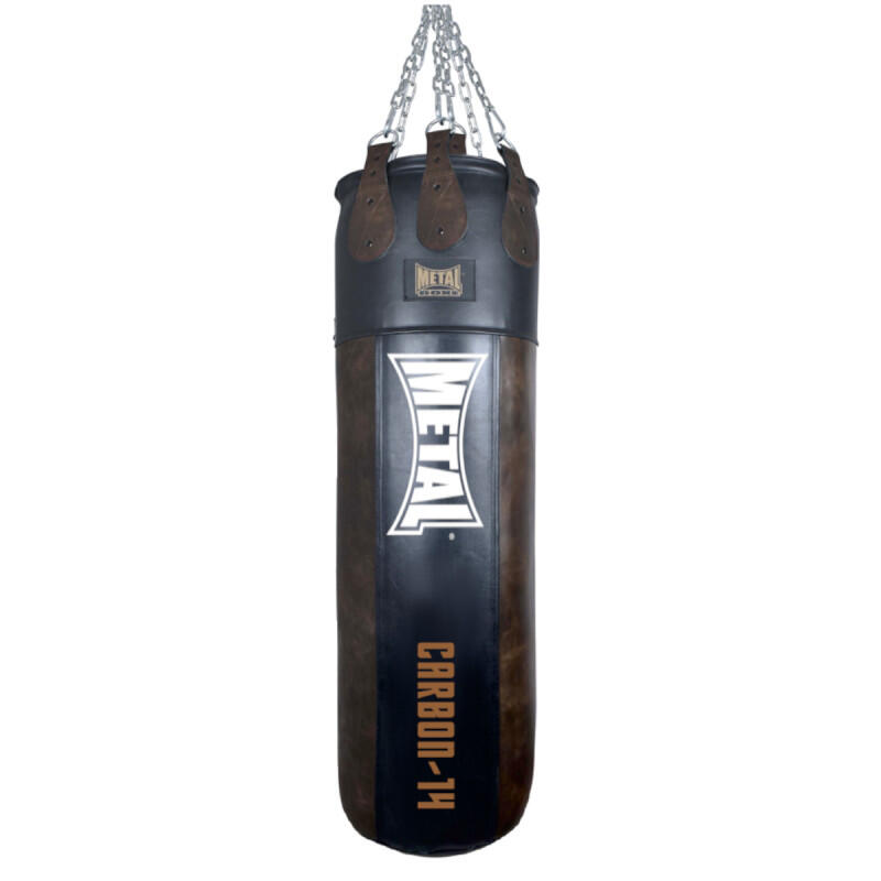 Sac de frappe Cuir CARBON FIGHT 120 Métal Boxe 1/7